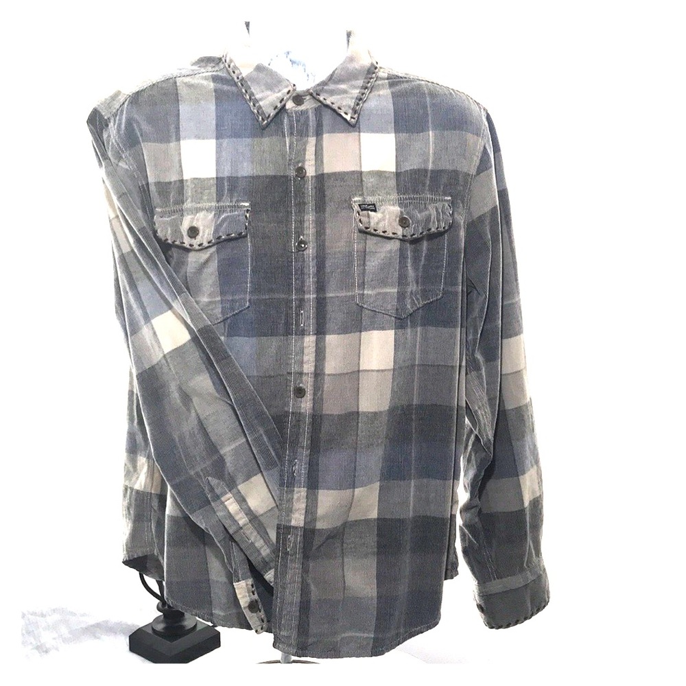 True Grit Corduroy Long Sleeve Button Up